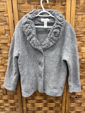 Lisa International Women Gray Jacket Label